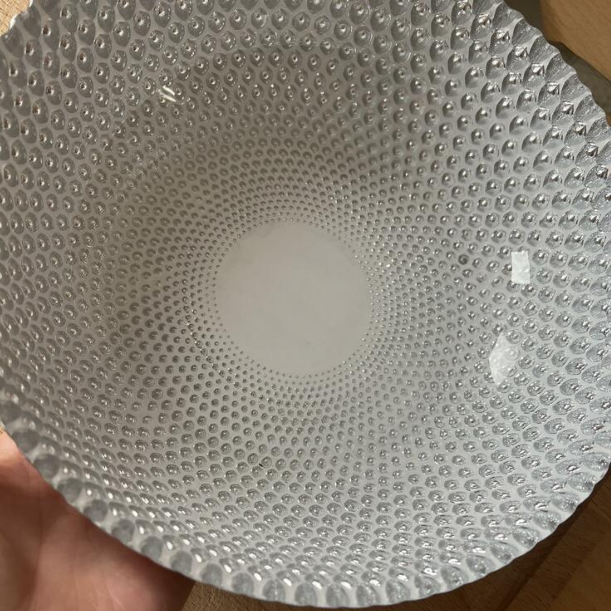 Sia Home Gem bol verre argenté 18 cm
