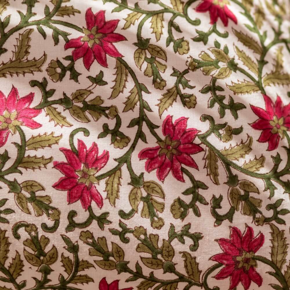 Flowrette Décoration Bally housse de coussin block print
