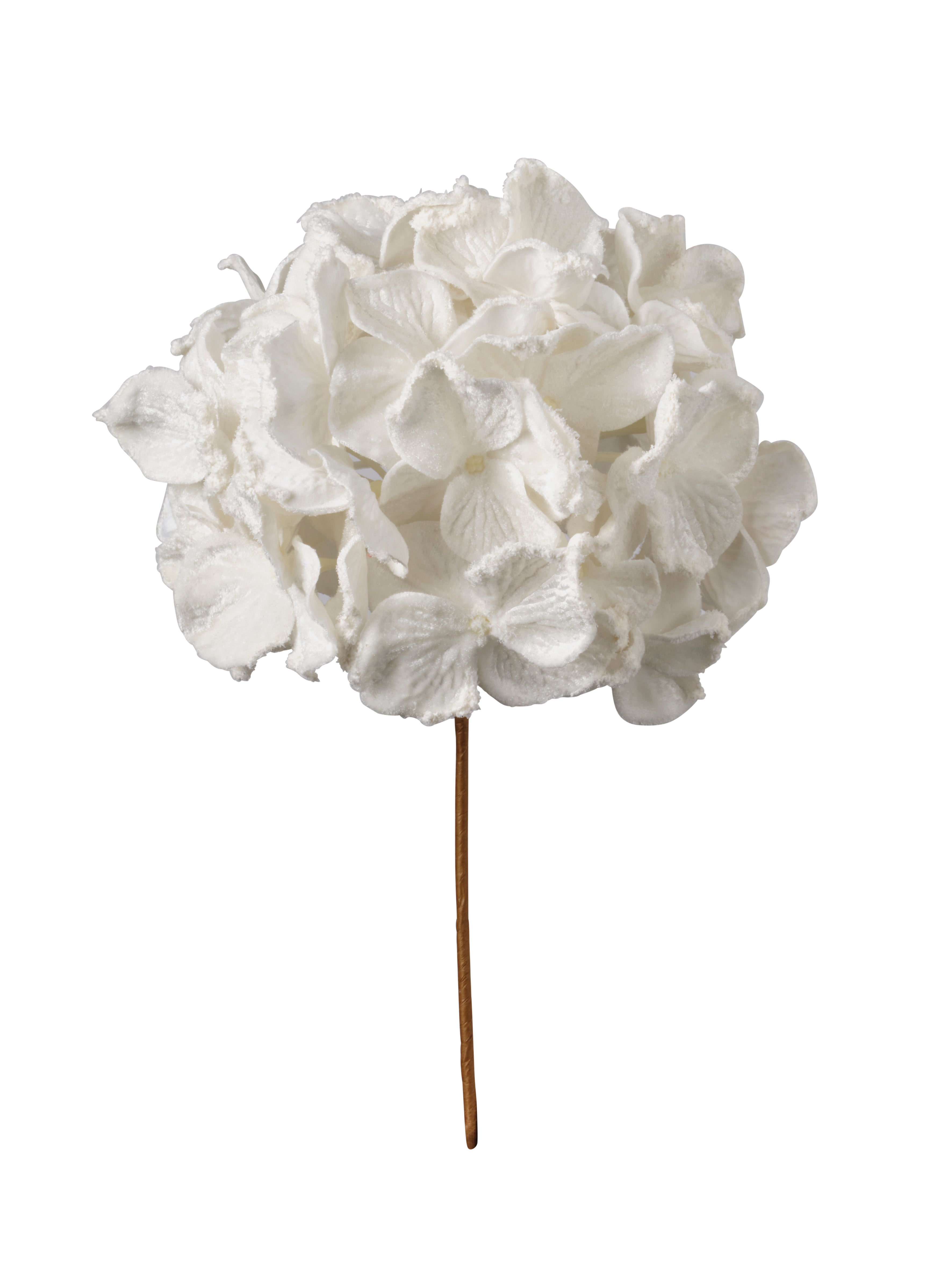 Feuillazur Rungis Hydrangea tige fleur artificielle violet Noël