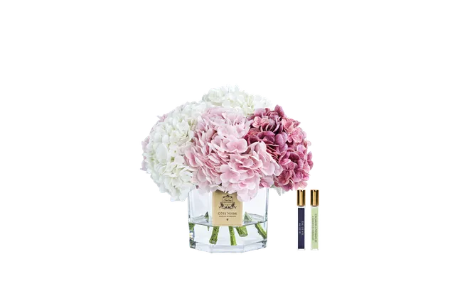 Côte Noire Hydrangeas CHB03 hortensia rose bouquet