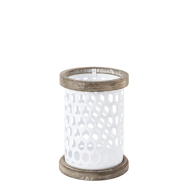 Sia Photophores Homy petit format blanc 20 cm