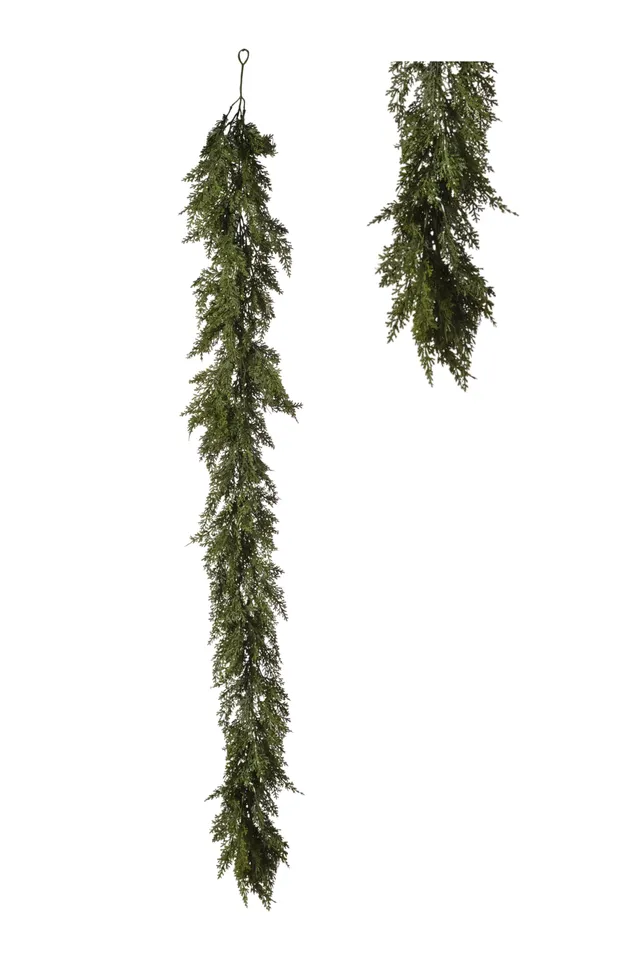 Feuillazur Rungis 093 Guirlande Cyprès Vert 170cm