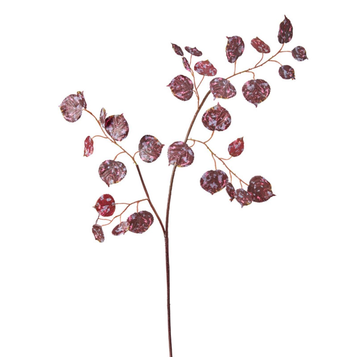 Sia Home Feuillage Givré Tige Bordeaux 94 cm