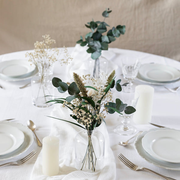 Flowrette Madeleine centres table fleurs séchées lot 6