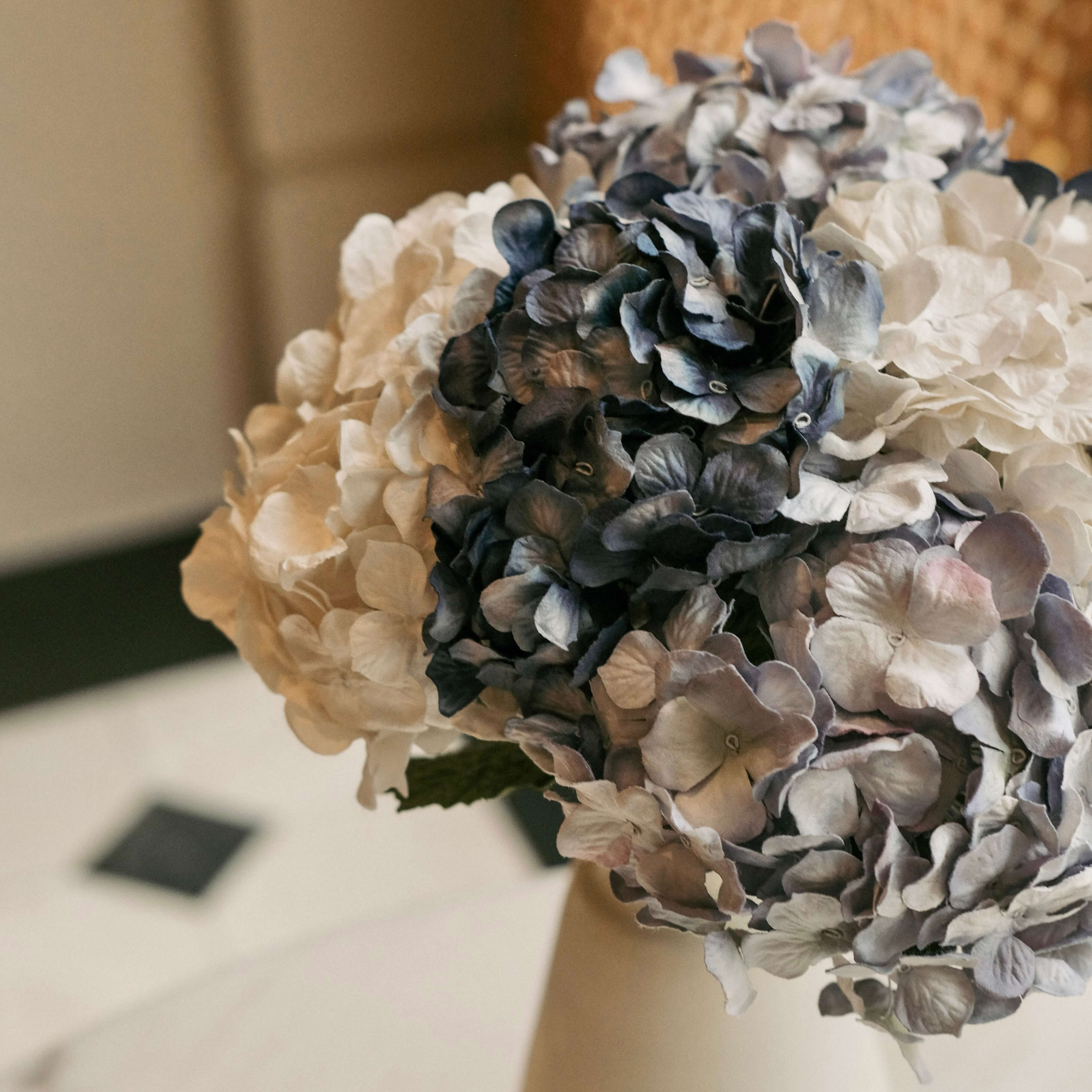 Flowrette Fleurs en papier Bouquet Baya bouquet papier bleu