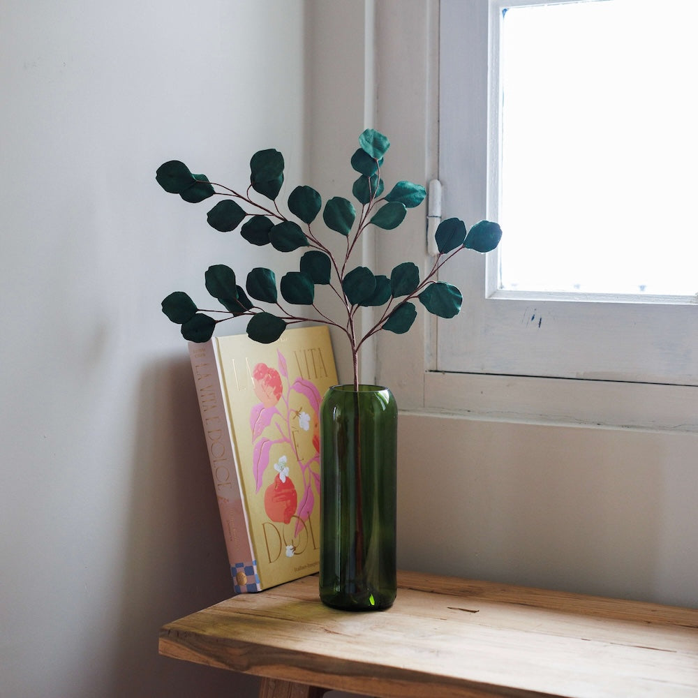 Flowrette Eucalyptus gum tree fleur en papier vert forêt x1