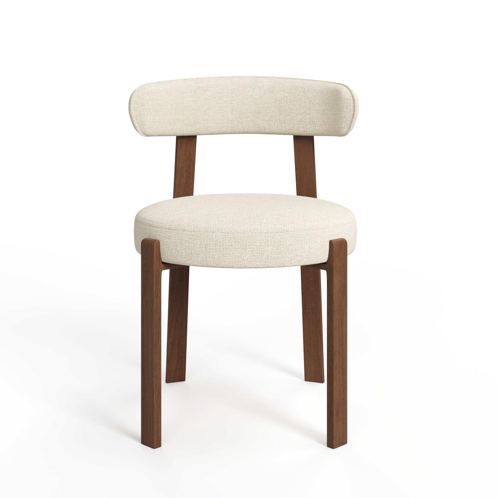 Sia Home Juna lot 2 chaises noires assise arrondie salle à manger