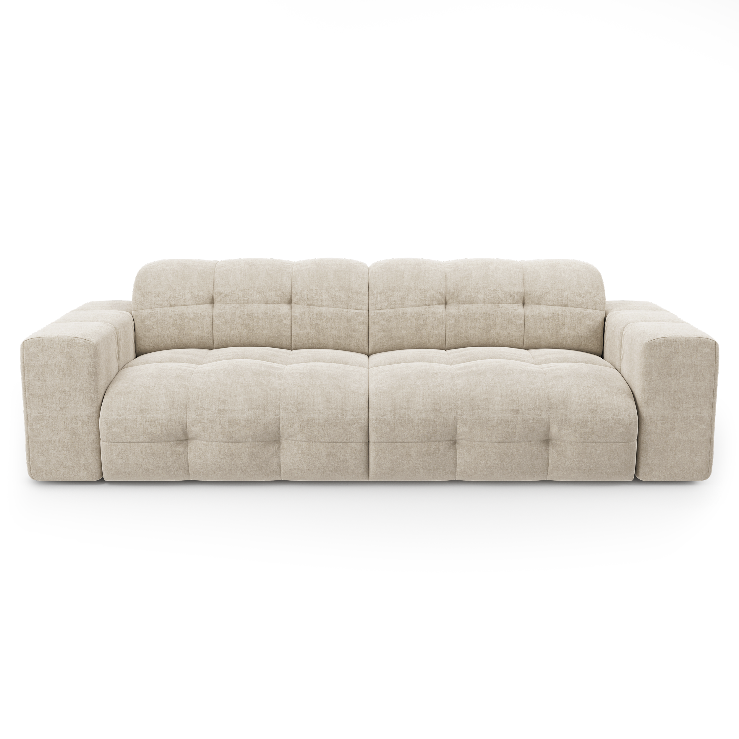 Sia Home Mael canapé crème courbes arrondies