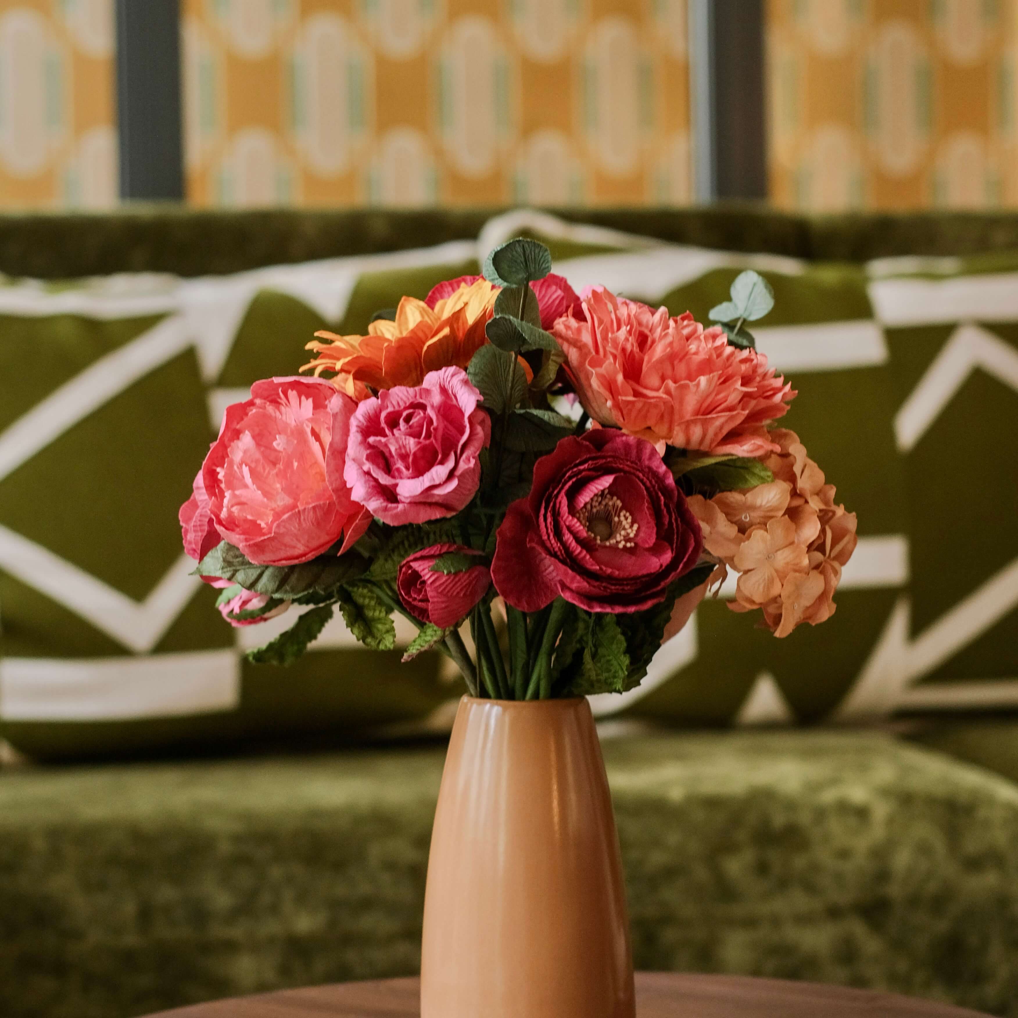 Flowrette Zao bouquet fleurs en papier multicolore