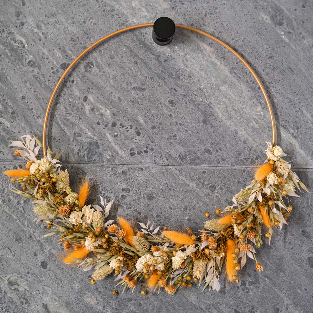 Flowrette Komodo kit DIY couronne fleurs séchées 30 cm