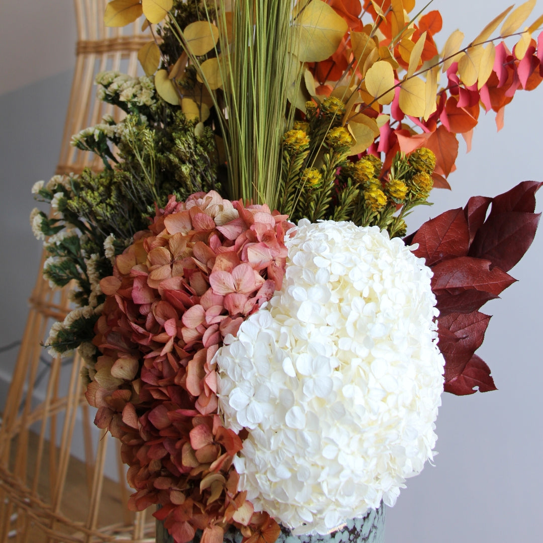 Ateliers Ouchamp Rue Baudelaire bouquet éternel hortensia 90 cm