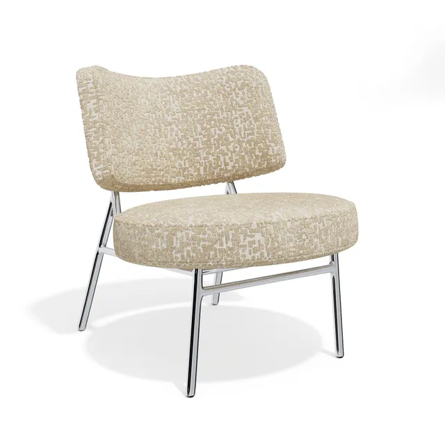 Sia Home Iggy fauteuil beige compact assise accueillante