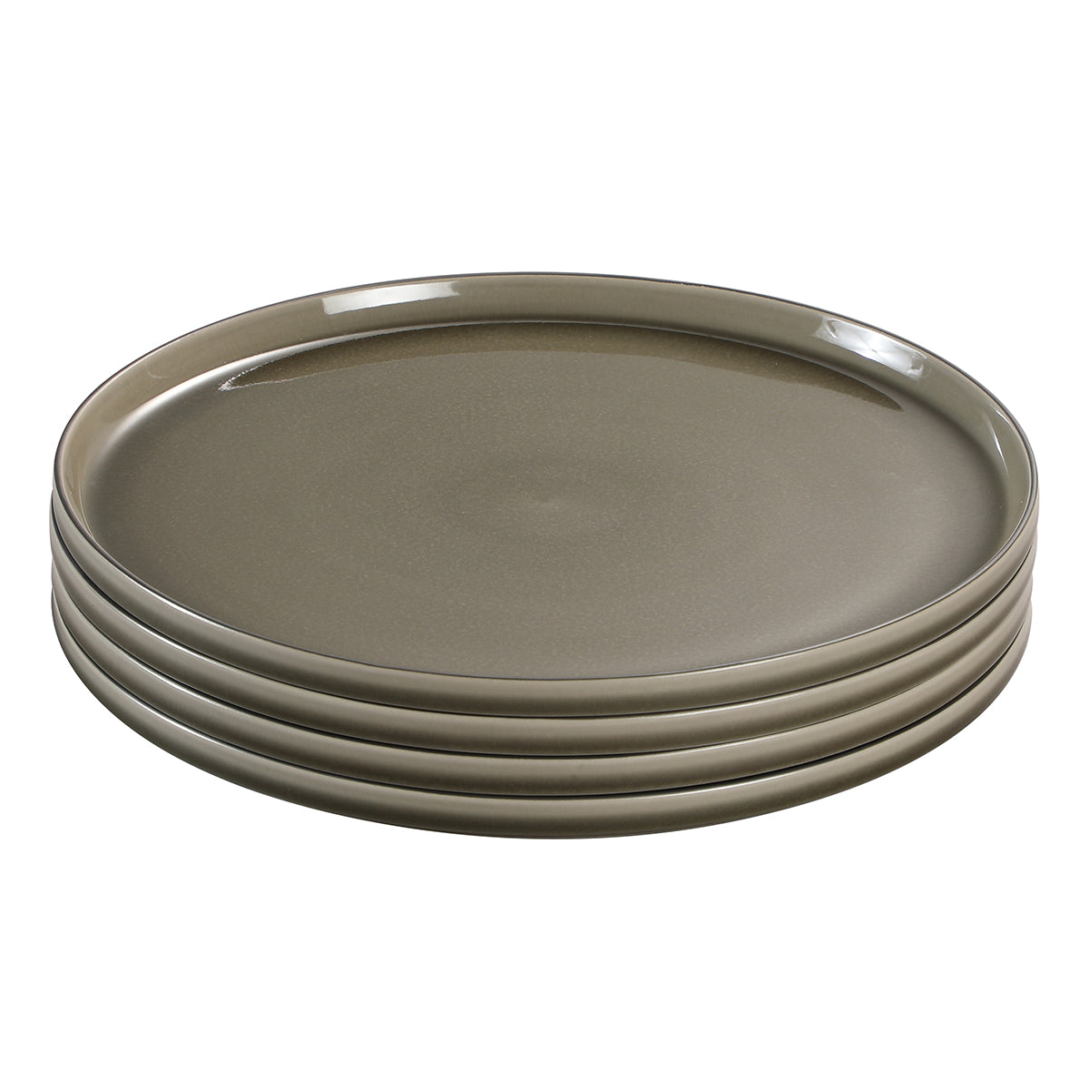 Sia Arts de la table Greeny 4 assiettes plates vert 27,9 cm