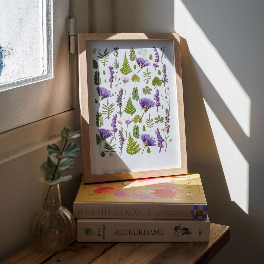 Flowrette Symphonie Végétale herbier A4 pressé