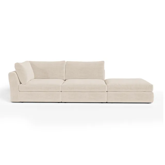 Sia Home Nest canapé modulable gauche 4-5 places tissu