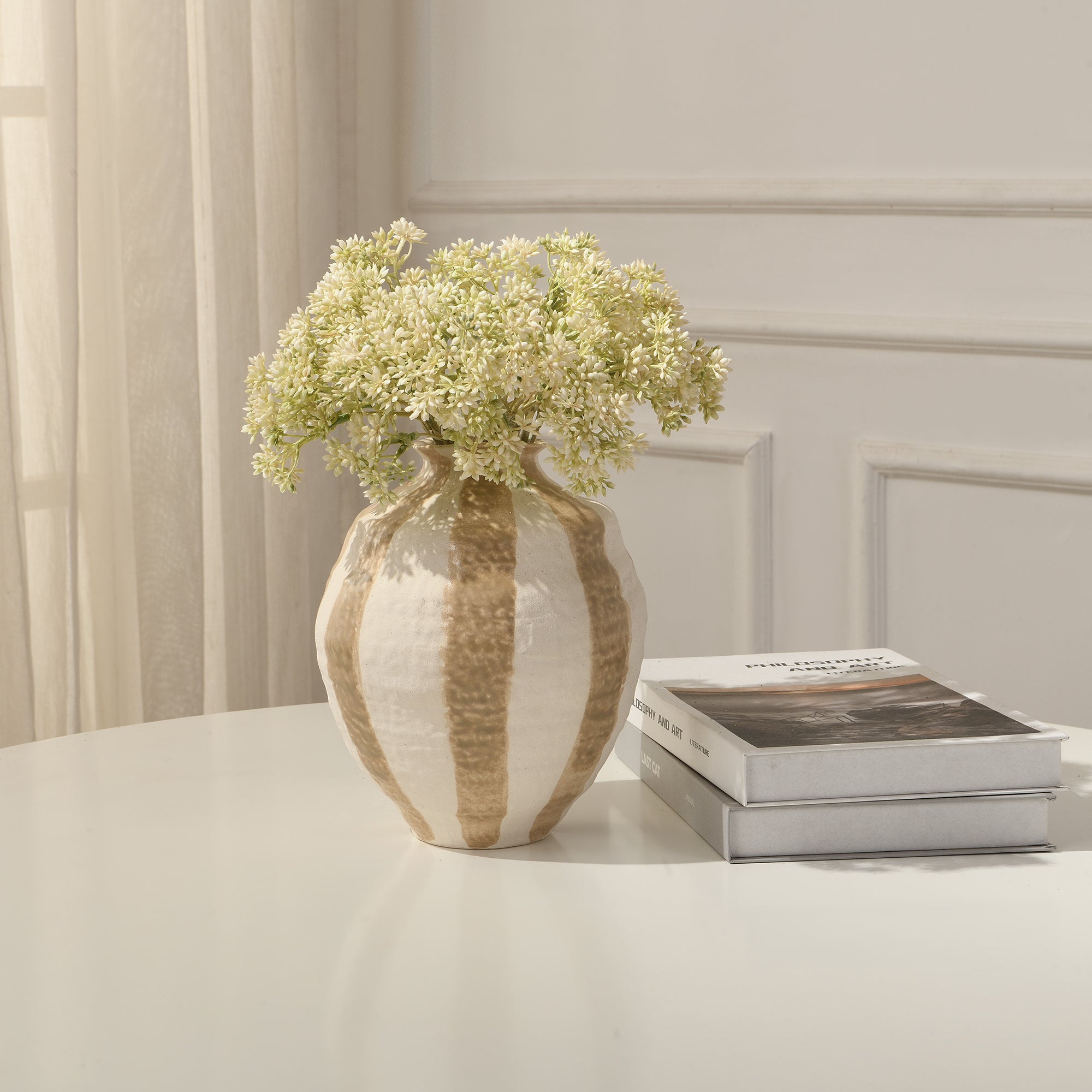 Sia Home Orpin bouquet artificiel ivoire 30 cm