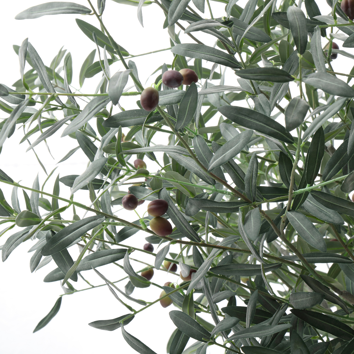 Sia Home Olivier arbre artificiel vert 240 cm en pot gris