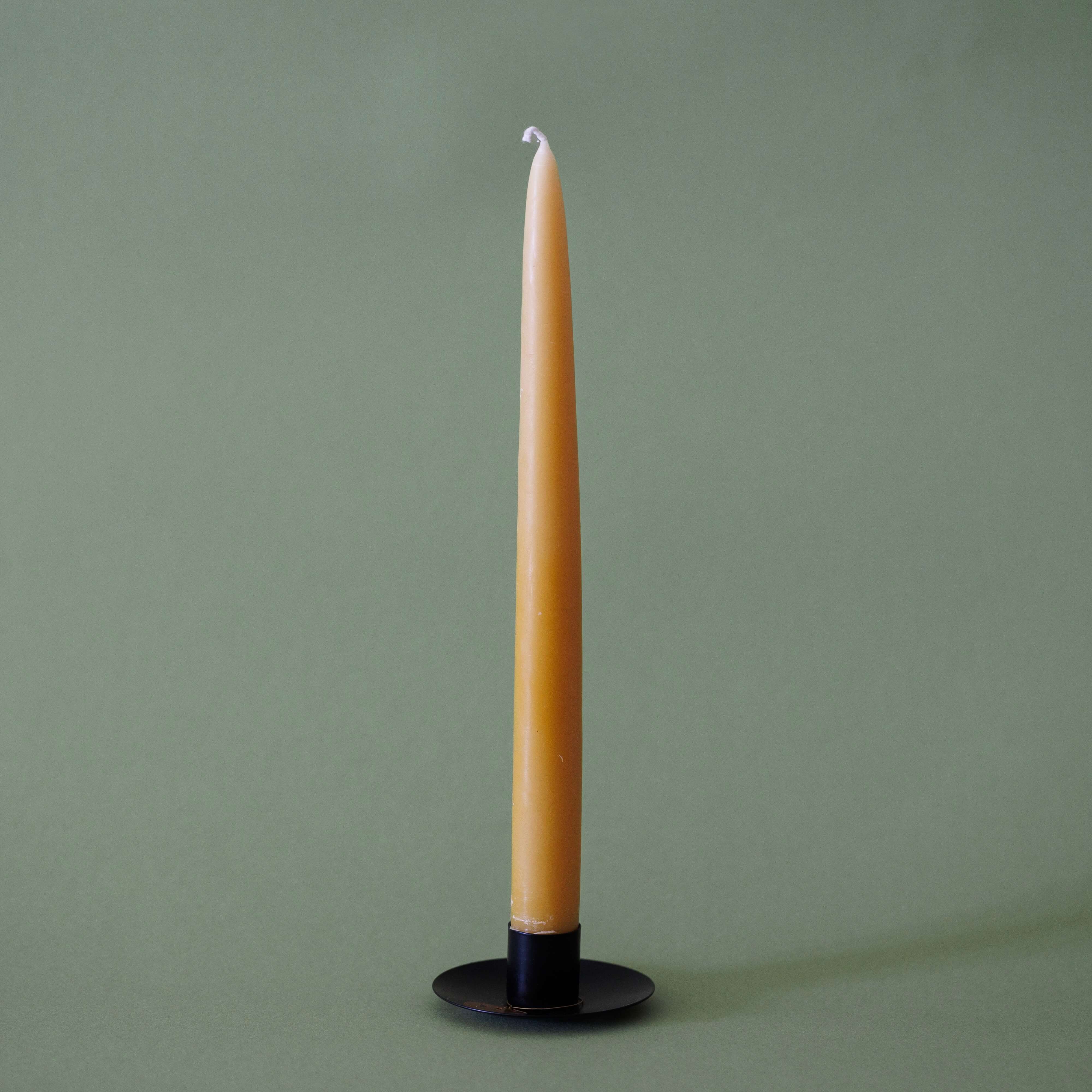 Flowrette Noor bougeoir noir laiton bougie cierge