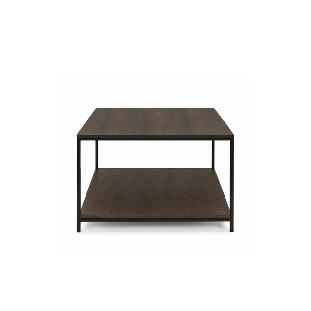 Sia Home Tables SIS table basse carrée marron 73 cm bois
