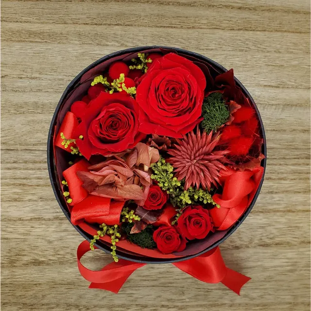 Ateliers Ouchamp Boulevard de Clichy boîte roses rouges 14 cm