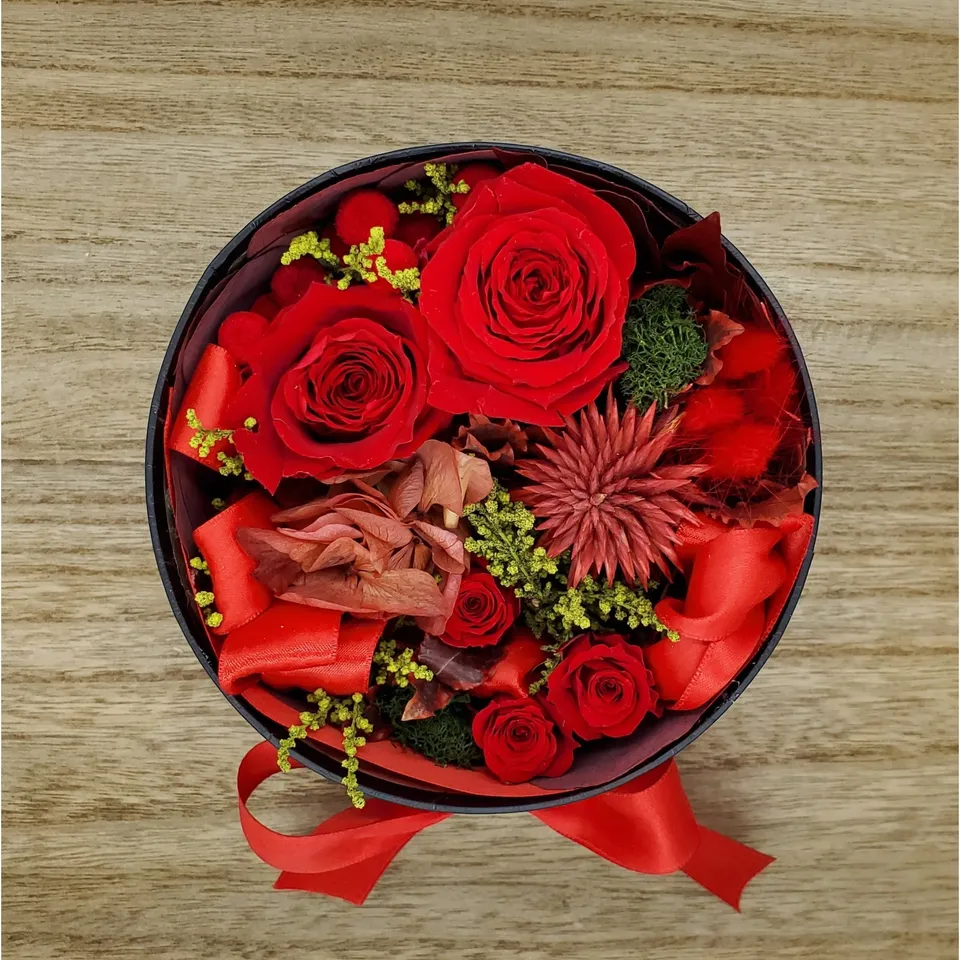 Ateliers Ouchamp Boulevard de Clichy boîte roses rouges 14 cm