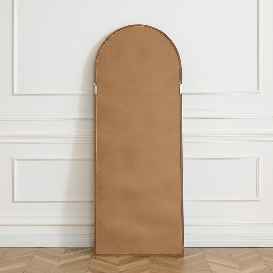 Sia Home Melin miroir arche marron 65x170 cm