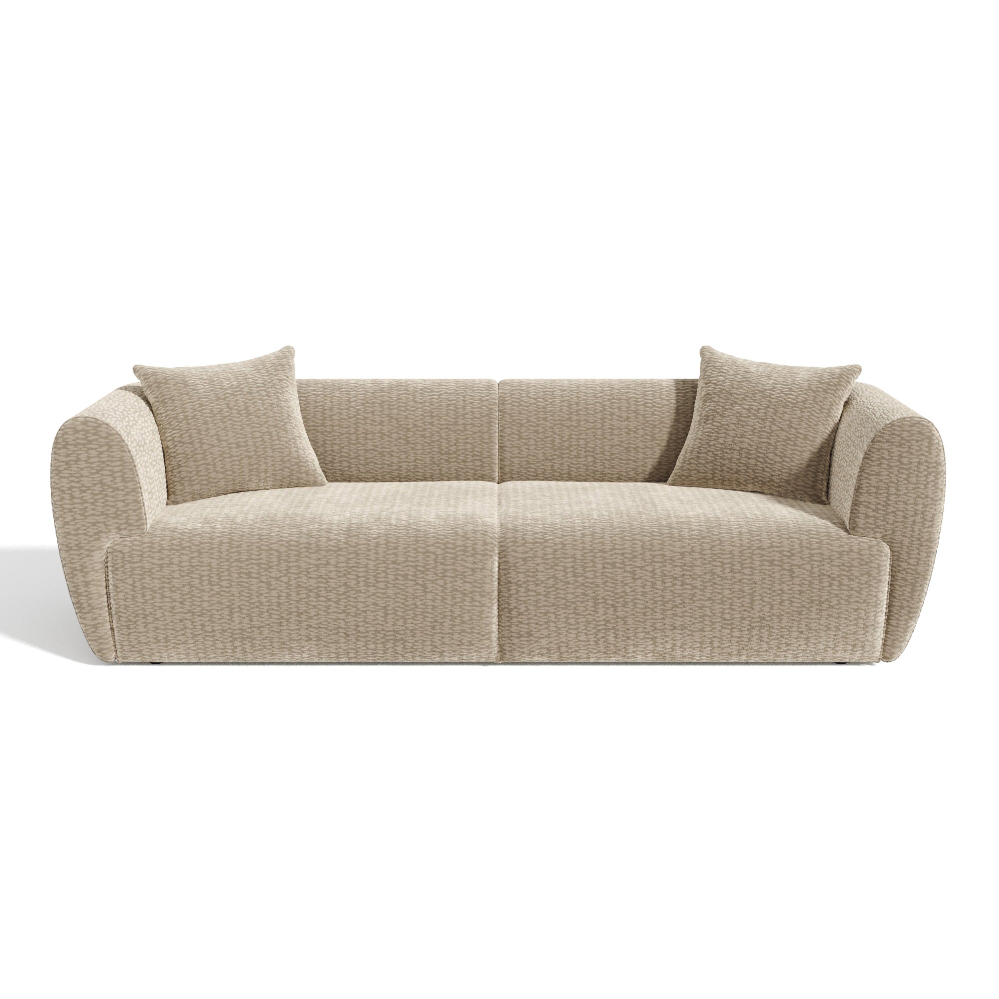 Sia Home Côme canapé droit 4 places crème