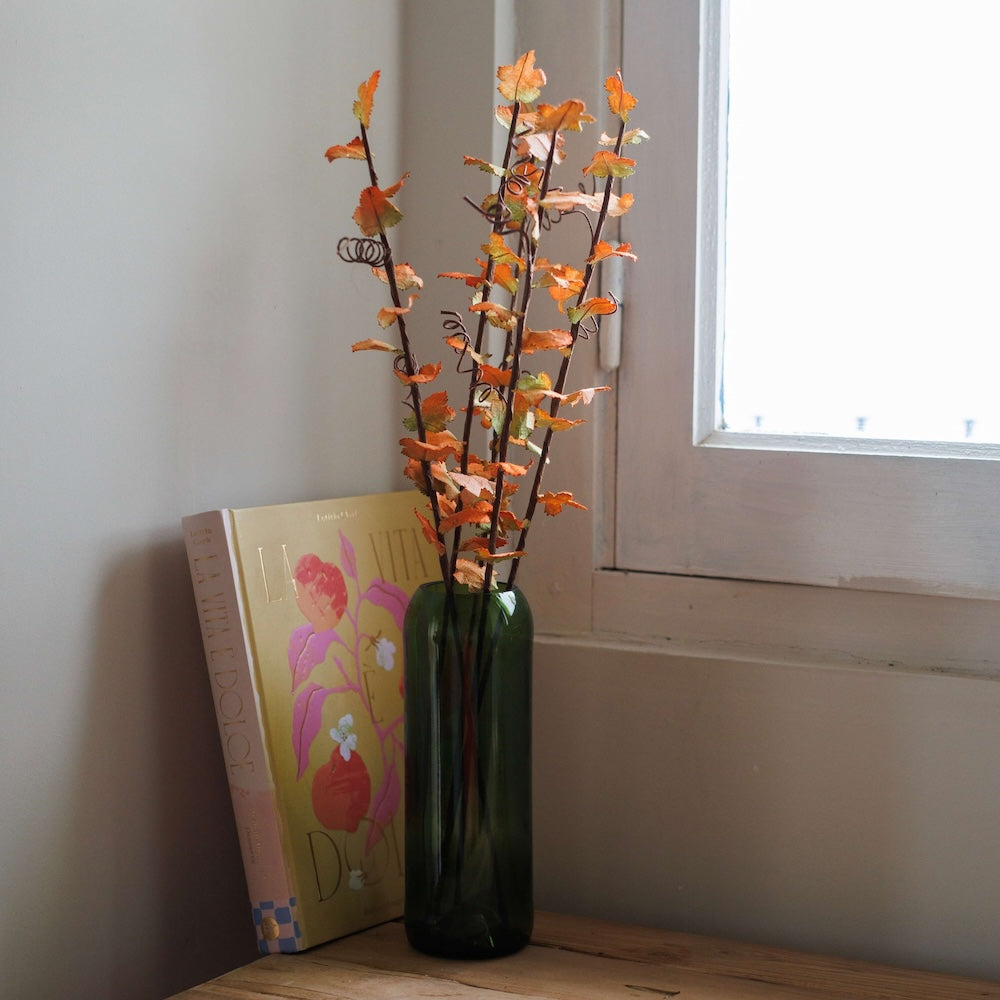 Flowrette Fleurs en papier Érable fleur papier orange x1 à l'unité