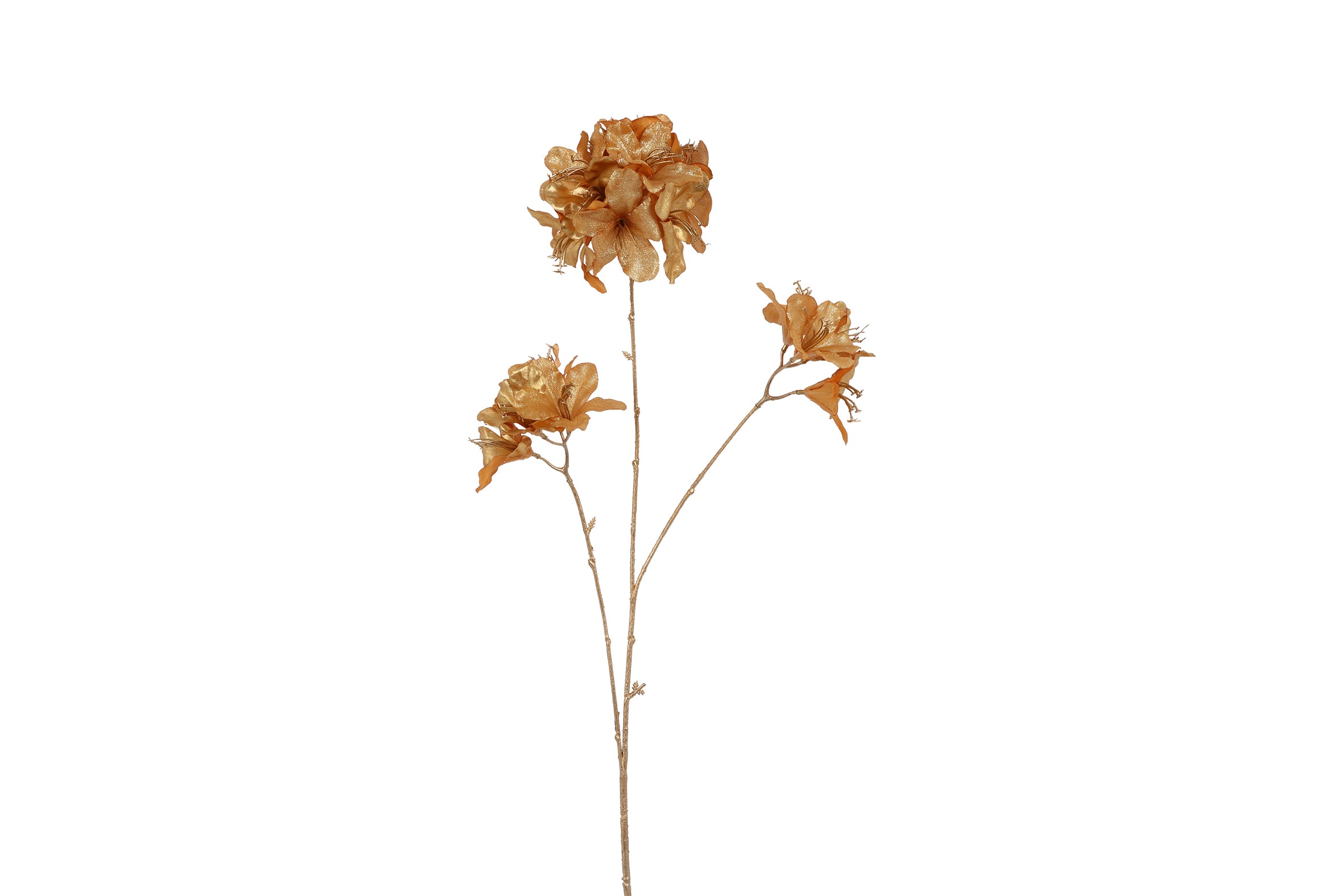 Feuillazur Rungis Tige azalea fleur artificielle blanc 86cm