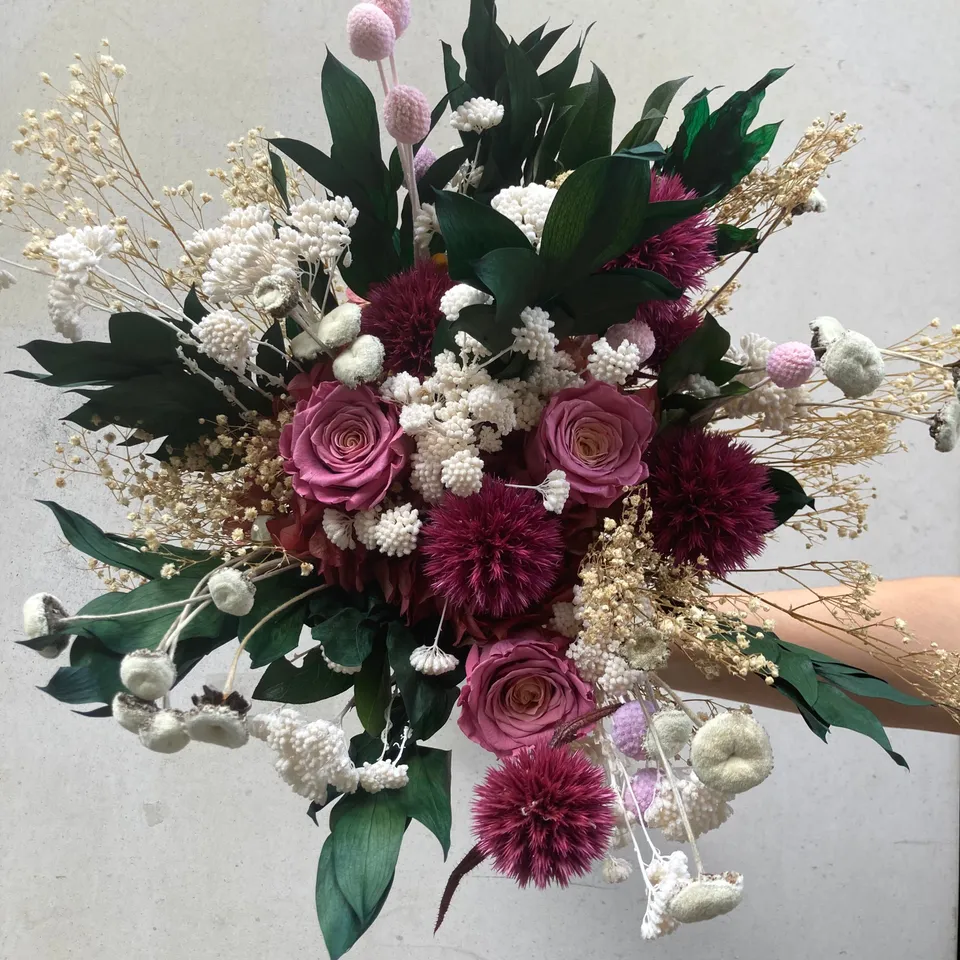 Ateliers Ouchamp Bouquets Rue Saint-Honoré rose 45 cm