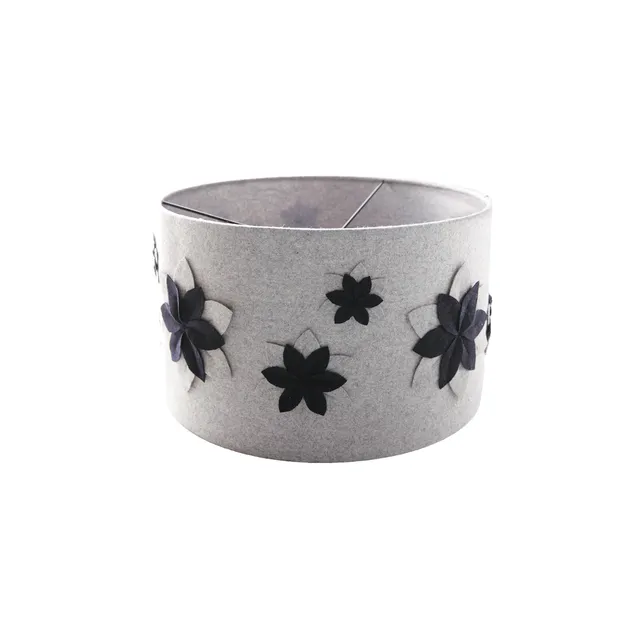 Sia Home Abat-Jour Fleurs abat-jour beige 40 cm