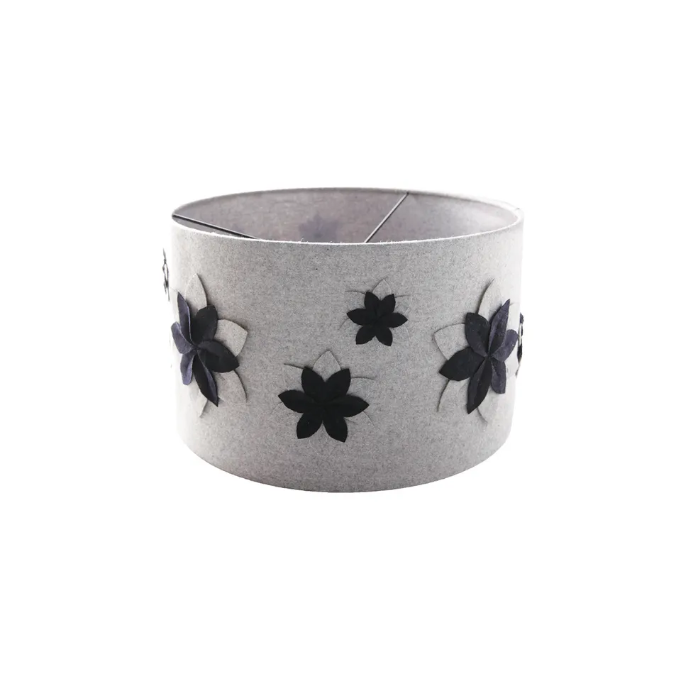 Sia Home Abat-Jour Fleurs abat-jour beige 40 cm