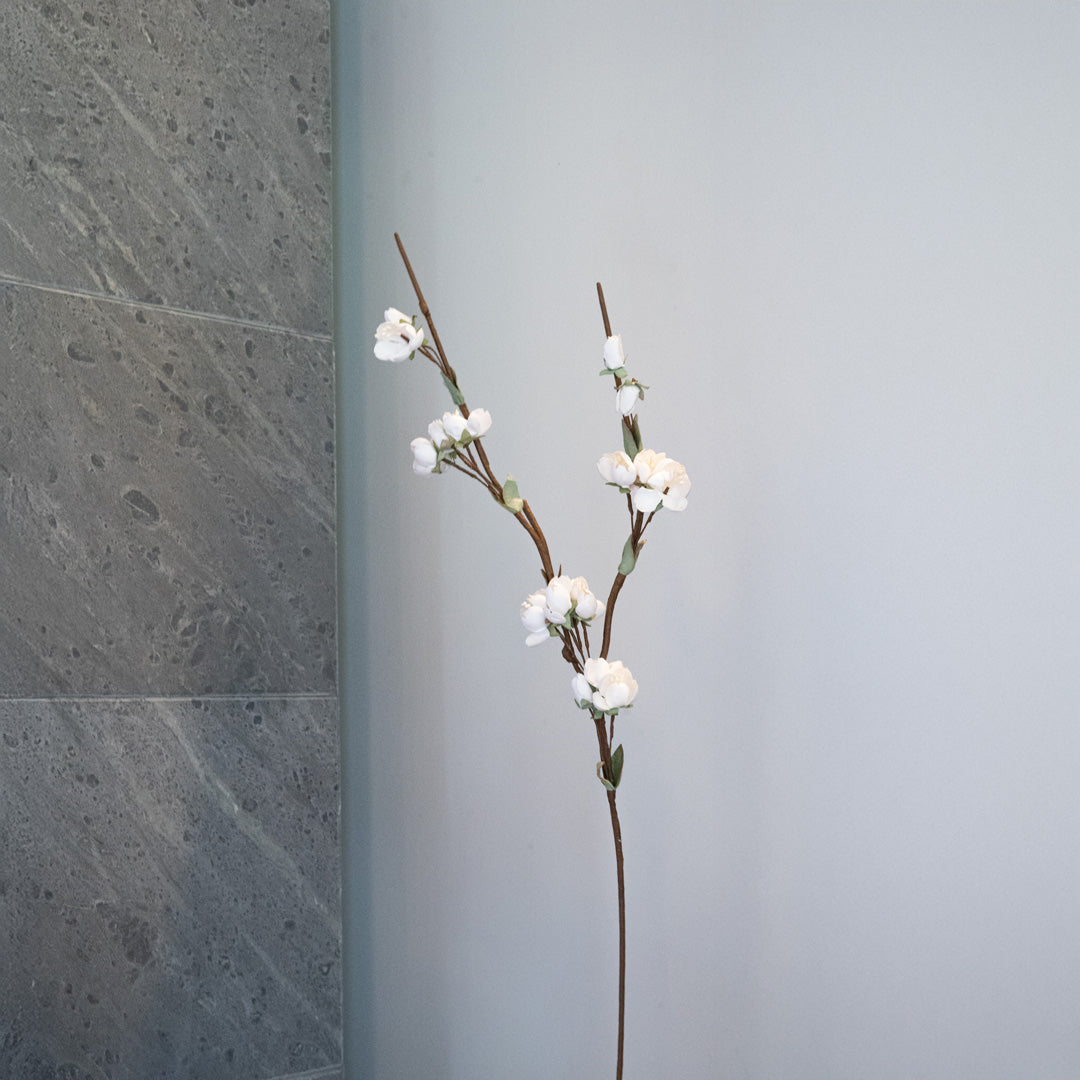 Flowrette fleur cerisier papier blanc branche x1