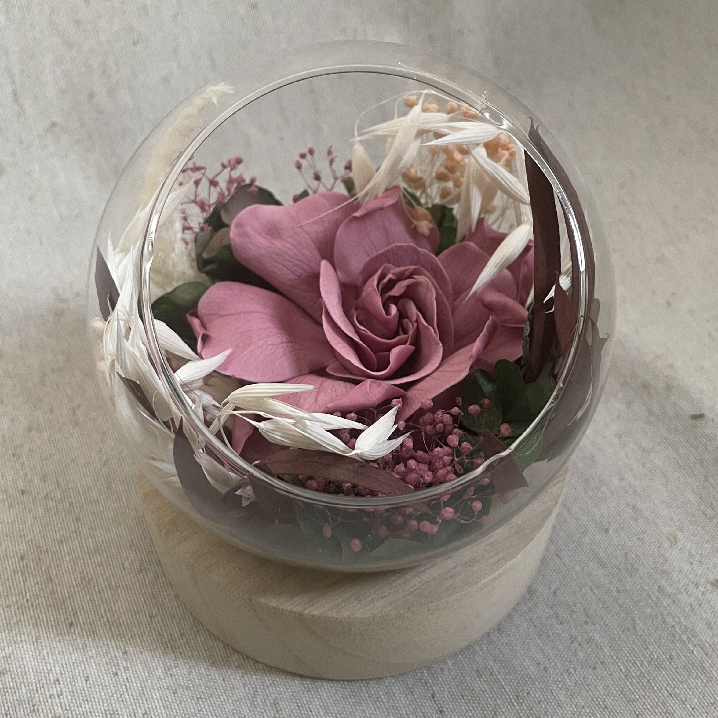 Ateliers Ouchamp Bulles Rue Henry Monnier bulle fleurie blanc 10cm