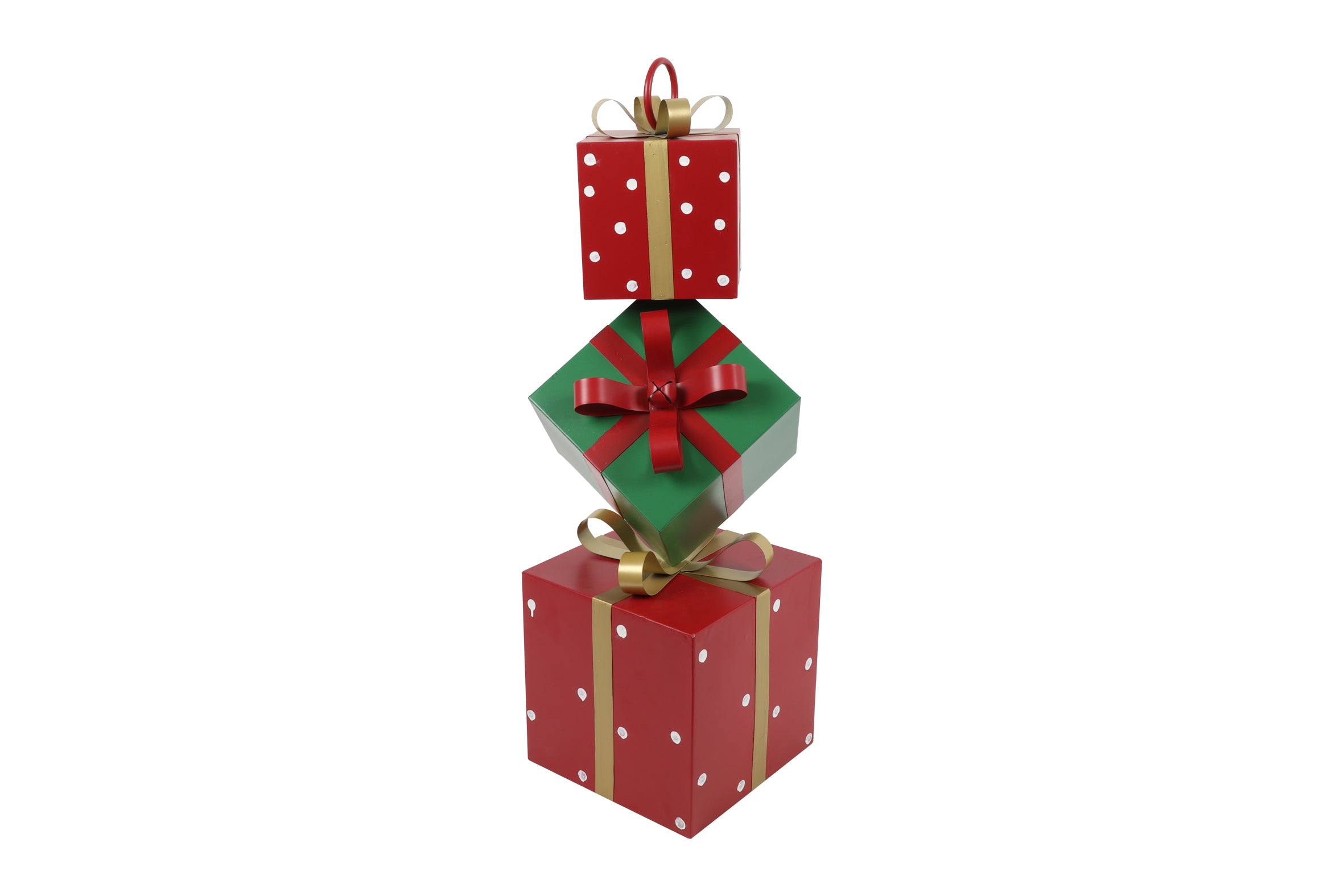 Feuillazur Rungis Tour de cadeaux déco Noël 35x33x88 cm
