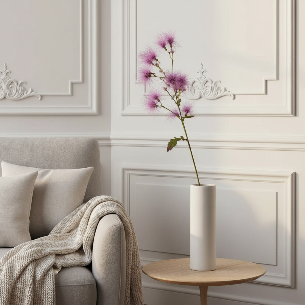 Sia Home Cotinus tige artificielle rose 63 cm