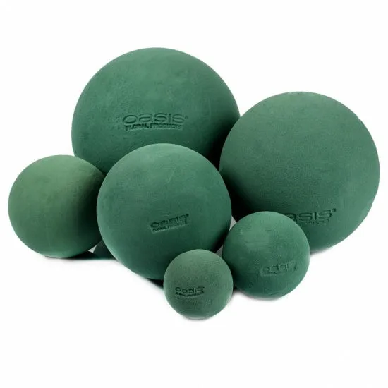 Feuillazur Rungis Mousse mouillable boule mousse florale verte 9 cm x10