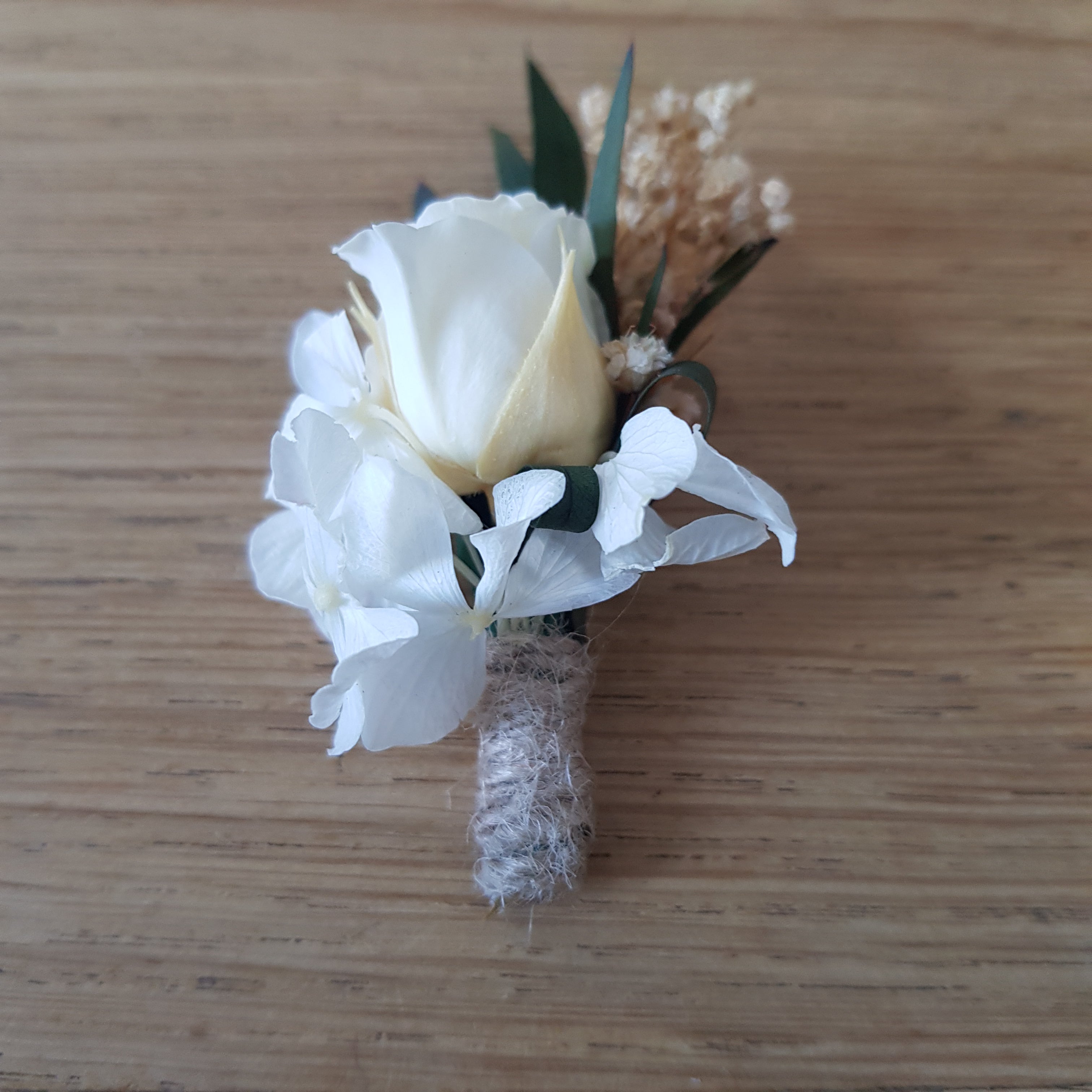 Ateliers Ouchamp Boutonnières Rue d'Italie rose 10 cm