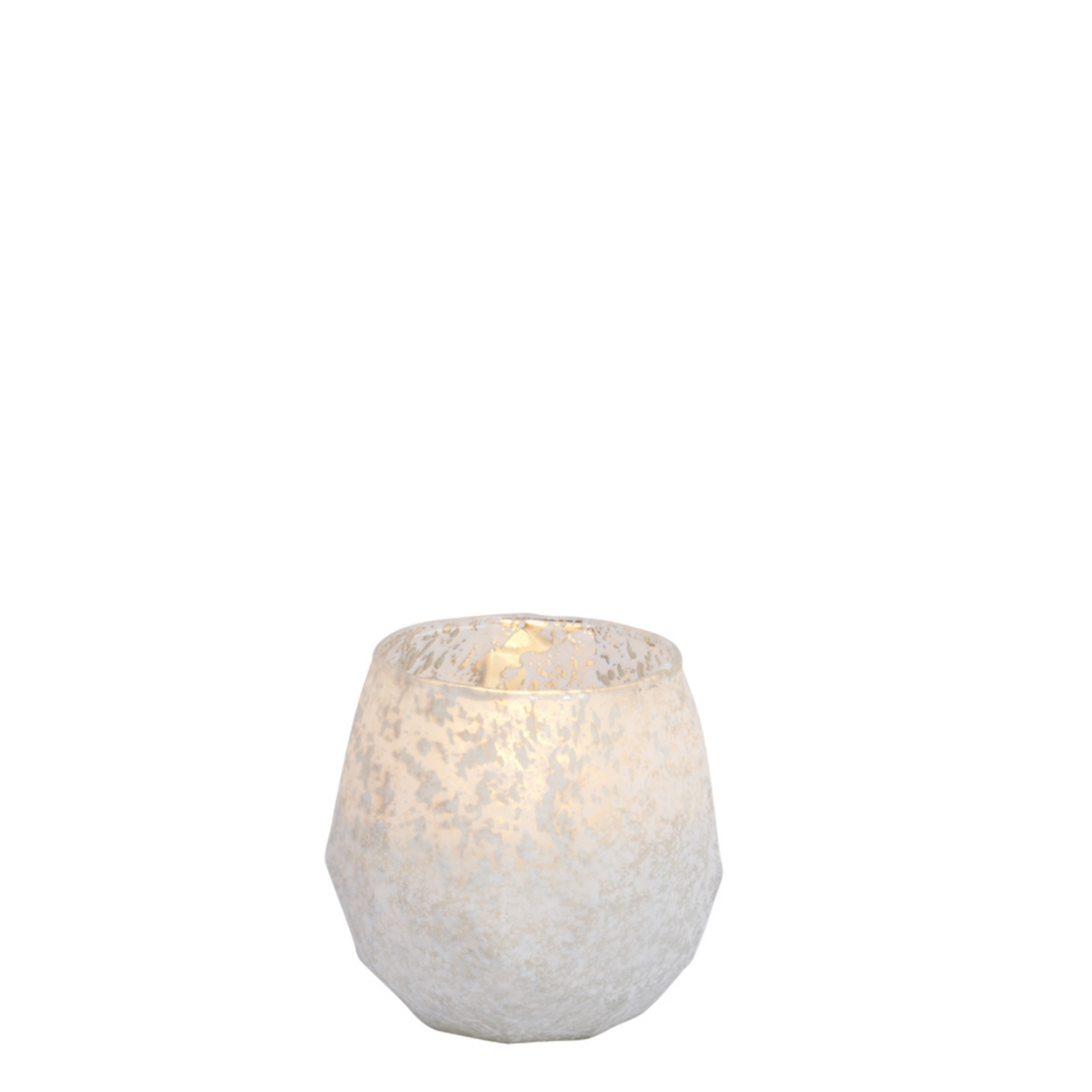 Sia Home Snowy photophore verre rouge 10,5 cm