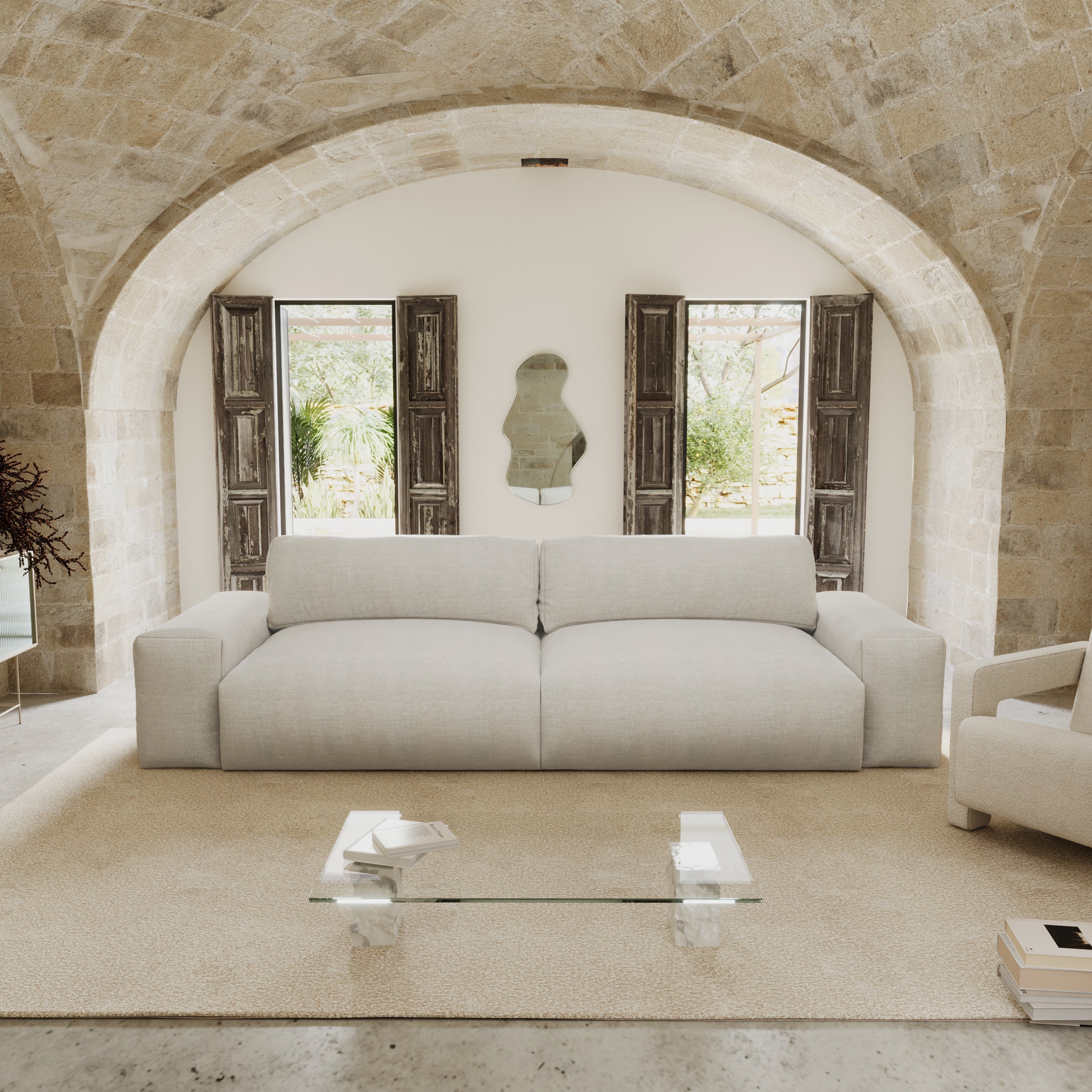 Sia Home Bliss Canapé Taupe Confort Salon