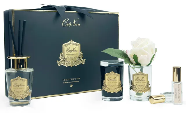 Côte Noire Coffret GP03 Reine de la Nuit rose bougie