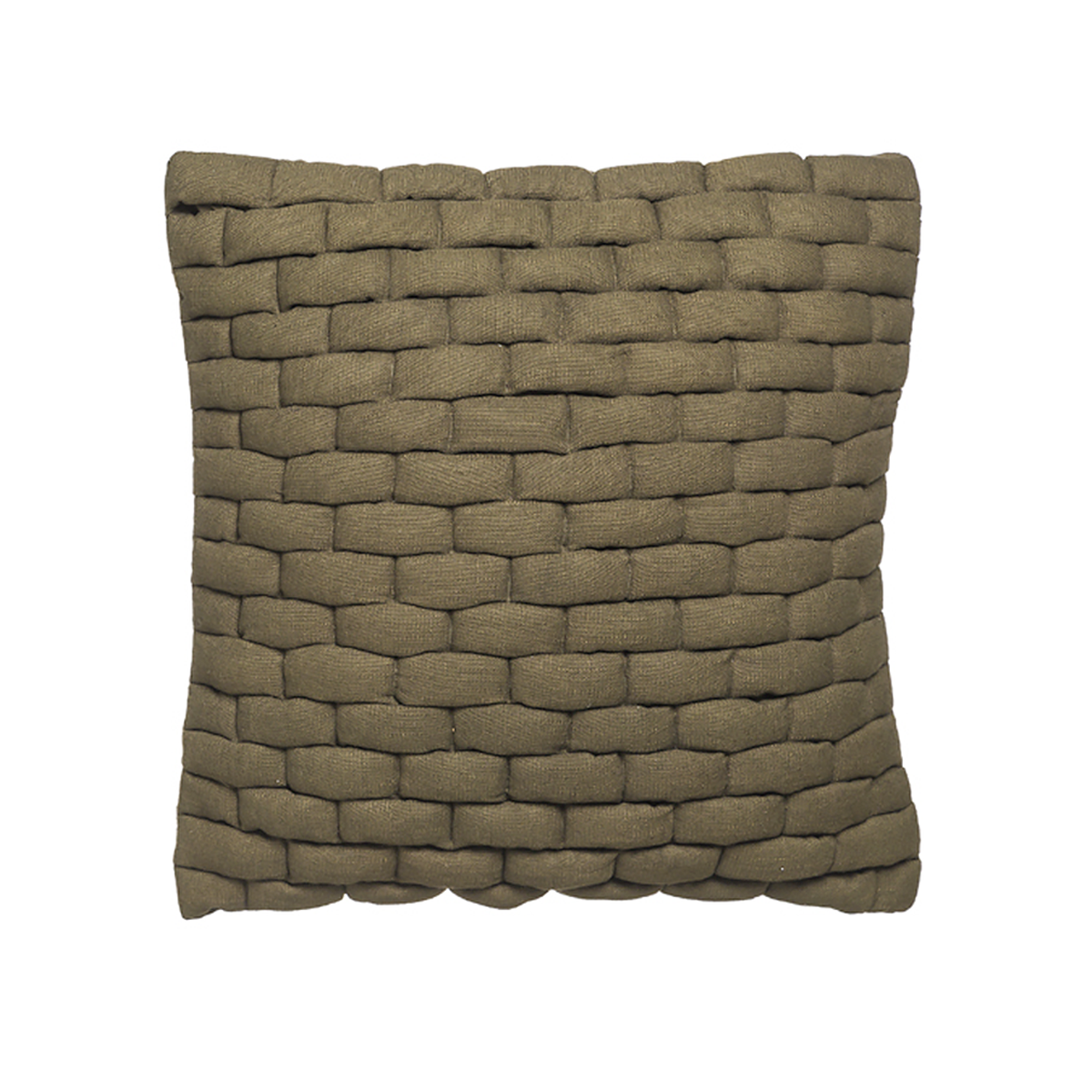 Sia Home Textiles Nut housse de coussin marron 50x50 coton