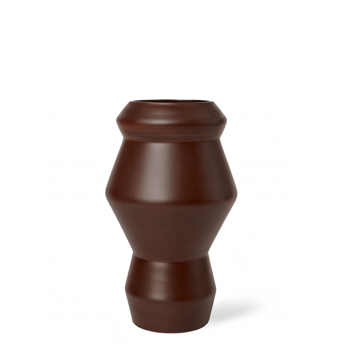 Sia Totem vase marron 30 cm verre objet déco