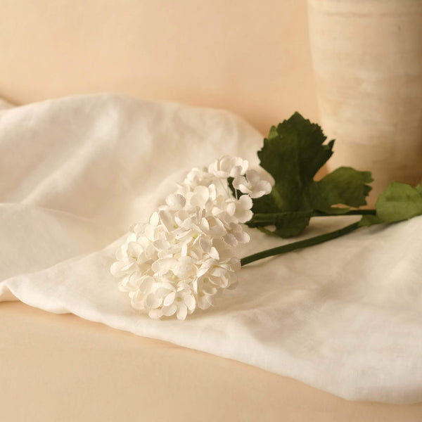 Flowrette viorne blanche fleur en papier