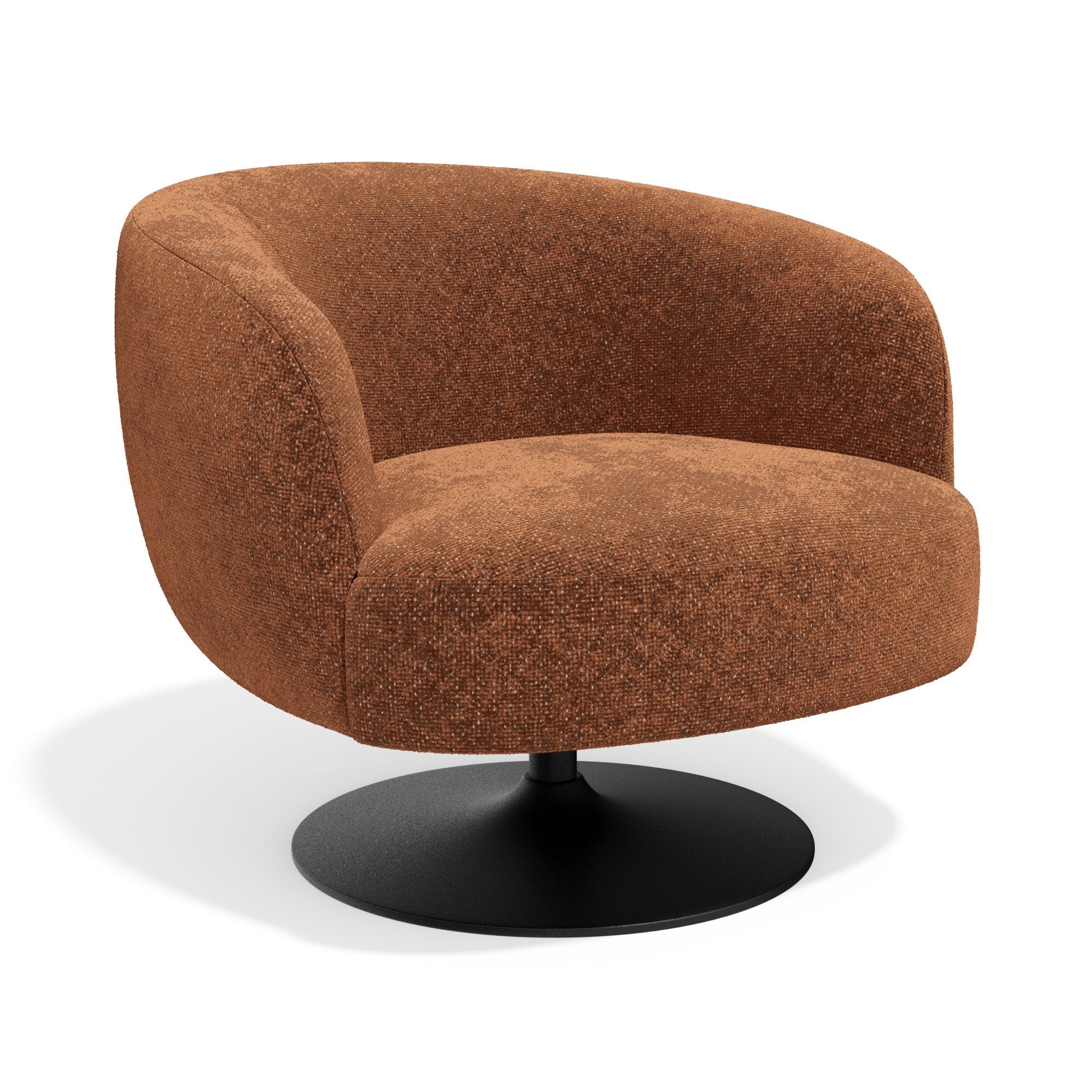 Sia Home Fauteuils Oska fauteuil Bordeaux pivotant