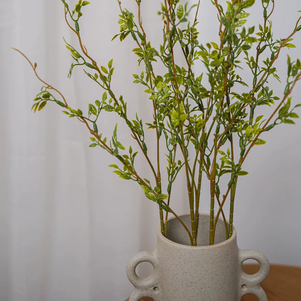 Flowrette Saule artificiel vert tige x1 toucher naturel