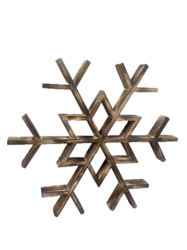 Feuillazur Rungis Étoile en bois déco Noël 40 cm