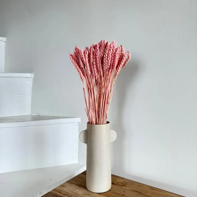 Flowrette Blé Botte Séchée Vieux Rose Épis x1 Rose