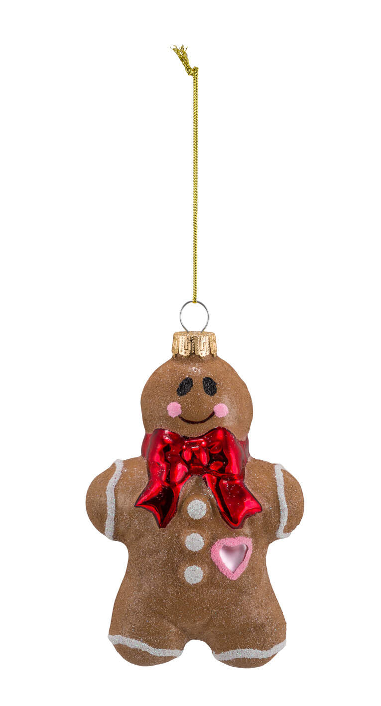 Feuillazur pain d'épices ornement sapin 12 cm Noël