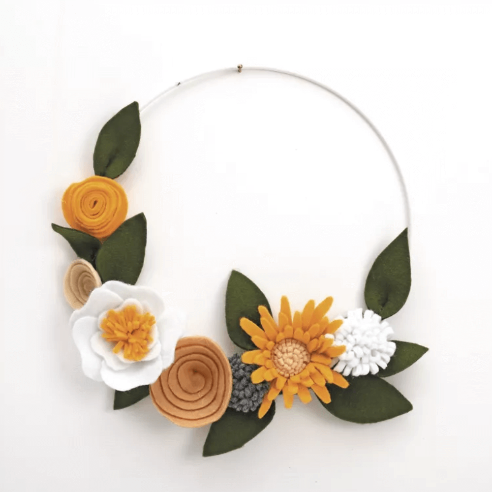 Flowrette Loisirs créatifs Kit Ma couronne fleurie couronne feutrine